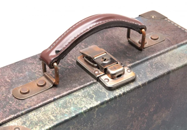 ジャンポールゴルチエJean Paul GAULTIER Vサイバーミニトランクバッグ 玉虫カーキ K-112009_007