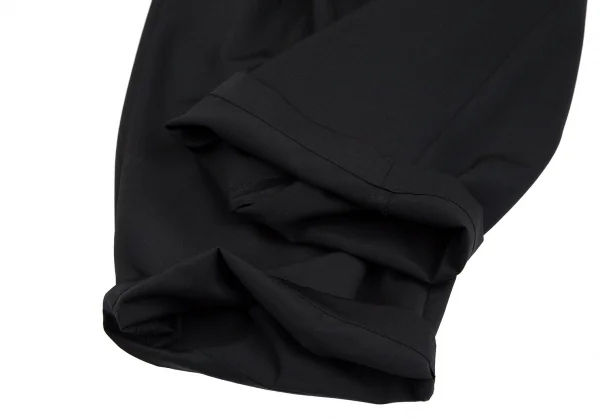 コムコム コムデギャルソンCOMME des GARCONS ウールポリサルエルクロップドワイドパンツ 黒XS K-112012_011
