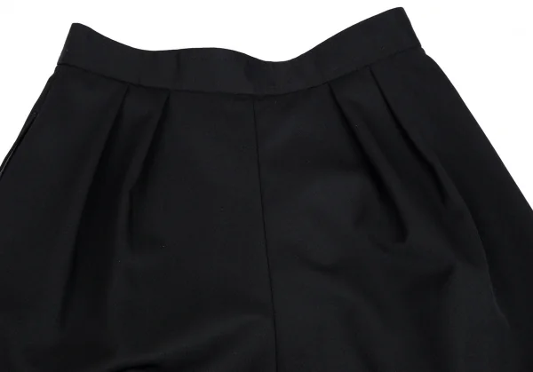 コムコム コムデギャルソンCOMME des GARCONS ウールポリサルエルクロップドワイドパンツ 黒XS K-112012_013