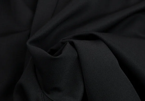 コムコム コムデギャルソンCOMME des GARCONS ウールポリサルエルクロップドワイドパンツ 黒XS K-112012_014