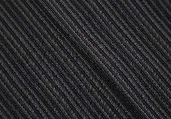 コムデギャルソン オムプリュスCOMME des GARCONS HOMME PLUS ポリストライプ織りステッチデザインテーパードパンツ グレーM K-112029_012