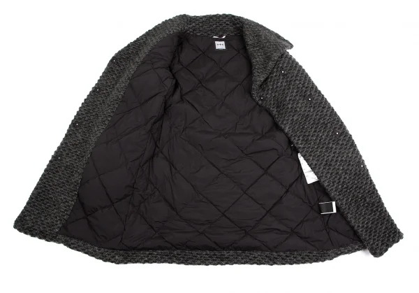 タトラスTATRAS 裏キルティングダウンフォンタナニットコート チャコール3 K-112052_010