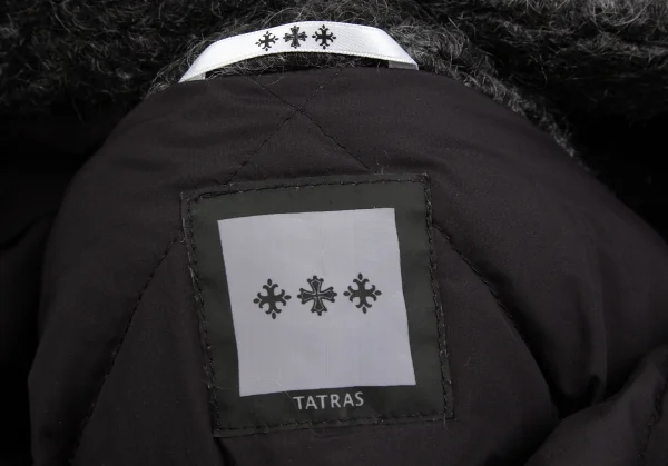 タトラスTATRAS 裏キルティングダウンフォンタナニットコート チャコール3 K-112052_013