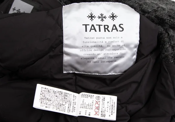 タトラスTATRAS 裏キルティングダウンフォンタナニットコート チャコール3 K-112052_014
