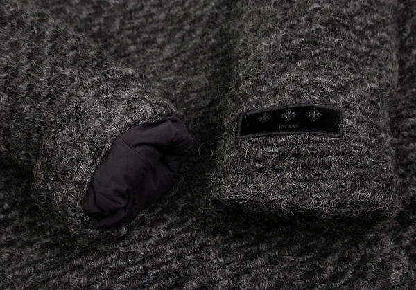 タトラスTATRAS 裏キルティングダウンフォンタナニットコート チャコール3 K-112052_006