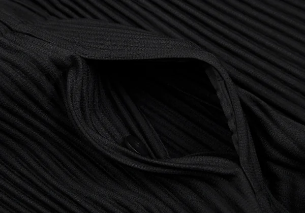 オムプリッセ イッセイ ミヤケHOMME PLISSE ISSEY MIYAKE 消しプリーツテーパードパンツ 黒3 K-112064_005