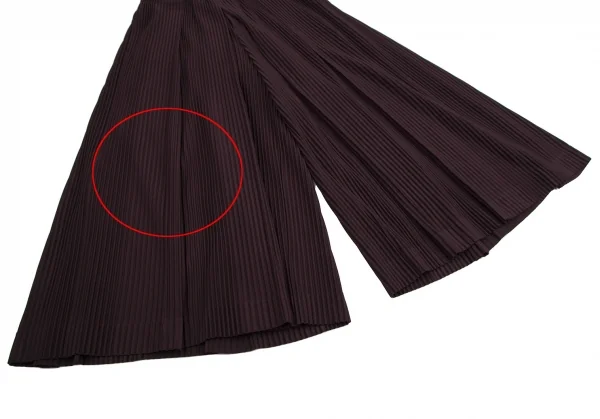 オムプリッセ イッセイ ミヤケHOMME PLISSE ISSEY MIYAKE プリーツ袴パンツ パープル3 K-112066_007