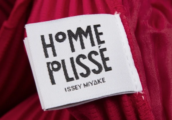 オムプリッセ イッセイ ミヤケHOMME PLISSE ISSEY MIYAKE プリーツ袴パンツ 赤2 K-112067_013