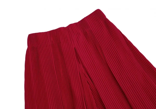 オムプリッセ イッセイ ミヤケHOMME PLISSE ISSEY MIYAKE プリーツ袴パンツ 赤2 K-112067_002