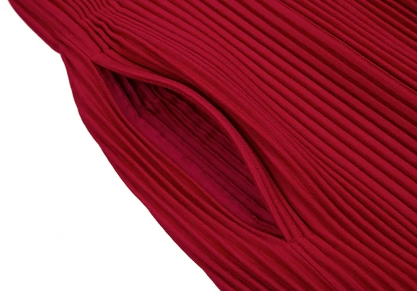 オムプリッセ イッセイ ミヤケHOMME PLISSE ISSEY MIYAKE プリーツ袴パンツ 赤2 K-112067_003