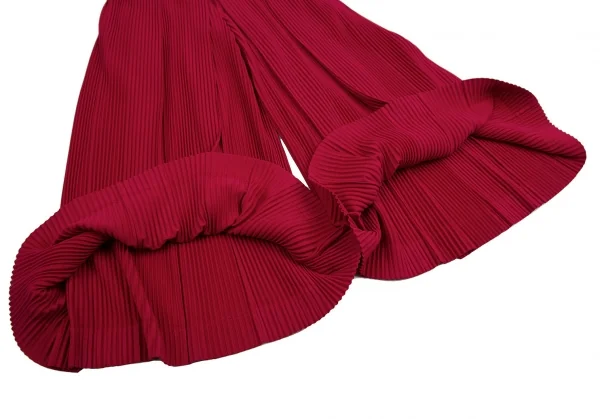 オムプリッセ イッセイ ミヤケHOMME PLISSE ISSEY MIYAKE プリーツ袴パンツ 赤2 K-112067_008