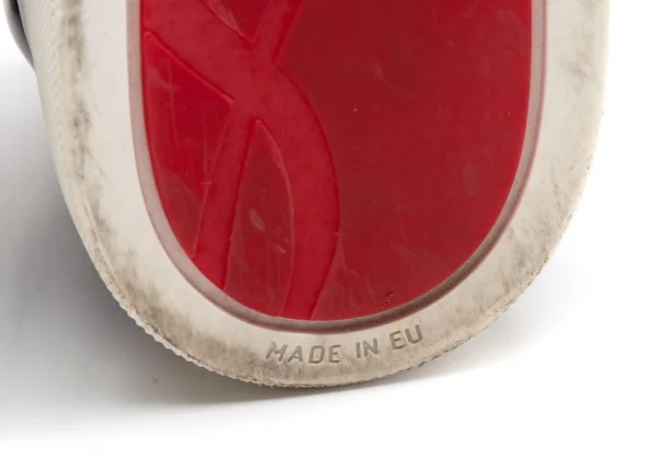 クリスチャンルブタンChristian Louboutin Lou Spikes グラフィックプリントスパイクスタッズハイカットスニーカー 白黒43(28位) K-112069_012