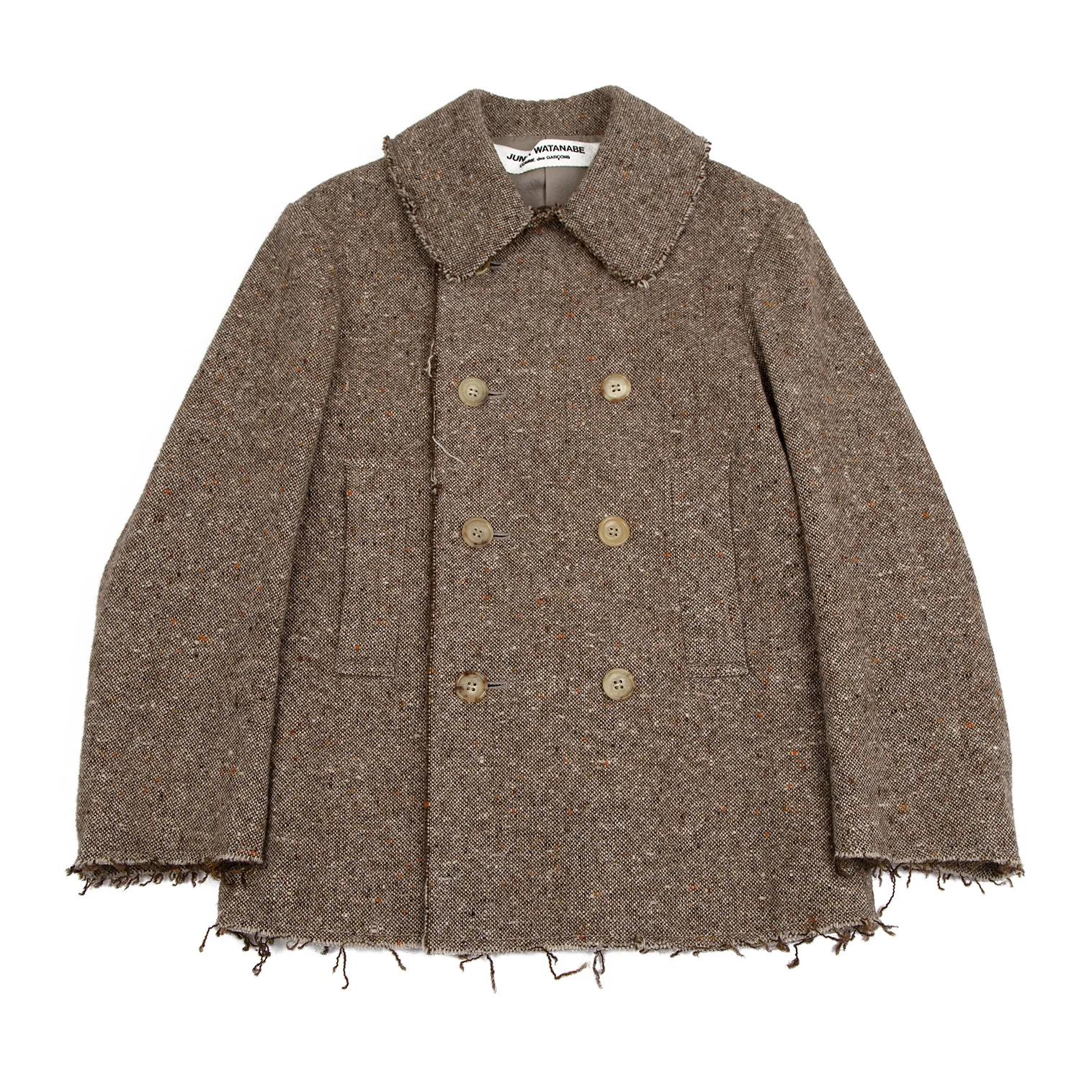 JUNYA WATANABE tweed テーラードジャケット M JUNYA WATANABE COMME des GARCONS Wool Tweed Jacket (K-112072)
