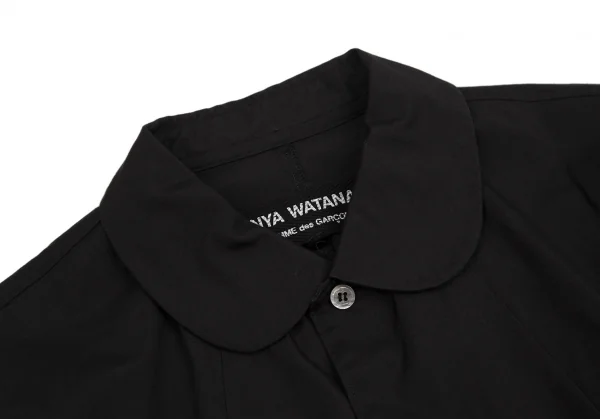 ジュンヤワタナベ コムデギャルソンJUNYA WATANABE COMME des GARCONSリボン切替ラウンドカラー長袖シャツ 黒M K-112073_004