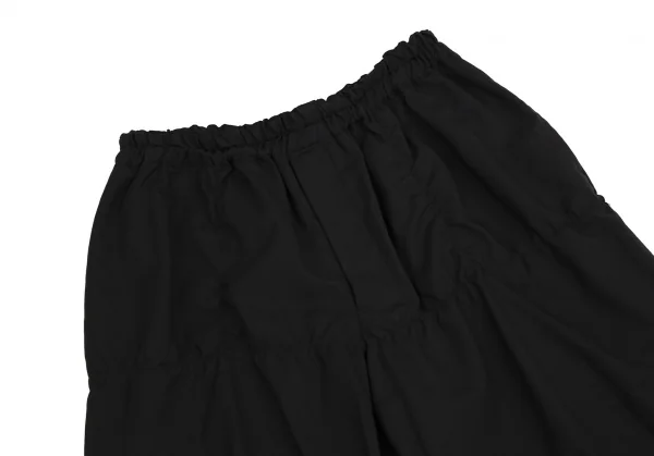 ブラックコムデギャルソンBLACK COMME des GARCONS ウールパッカリングクロップドパンツ 黒S K-112074_002