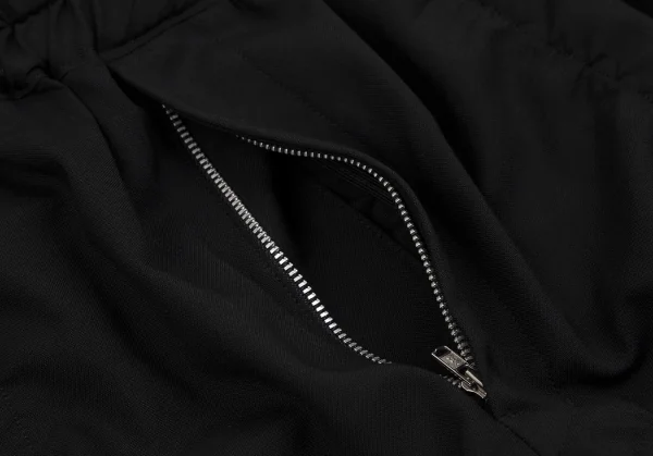 ブラックコムデギャルソンBLACK COMME des GARCONS ウールパッカリングクロップドパンツ 黒S K-112074_004