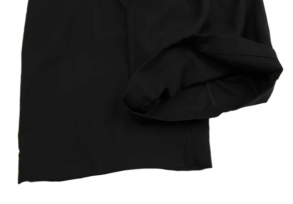 ブラックコムデギャルソンBLACK COMME des GARCONS ウールパッカリングクロップドパンツ 黒S K-112074_007