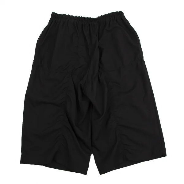 ブラックコムデギャルソンBLACK COMME des GARCONS ウールパッカリングクロップドパンツ 黒S K-112074_008
