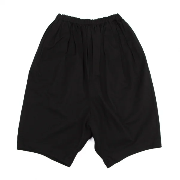 コムコム コムデギャルソンCOMME des GARCONS 製品染めコットンサルエルパンツ 黒S K-112080_001