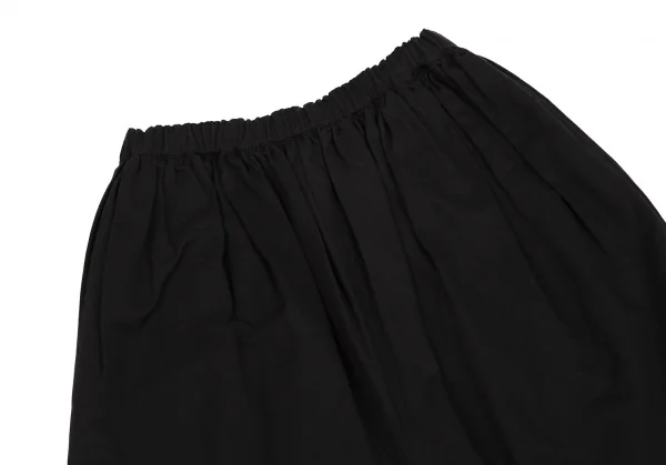コムコム コムデギャルソンCOMME des GARCONS 製品染めコットンサルエルパンツ 黒S K-112080_002
