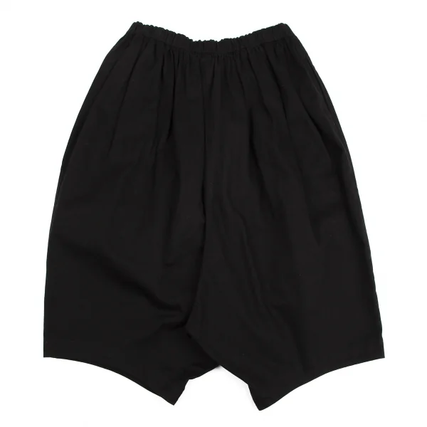 コムコム コムデギャルソンCOMME des GARCONS 製品染めコットンサルエルパンツ 黒S K-112080_007