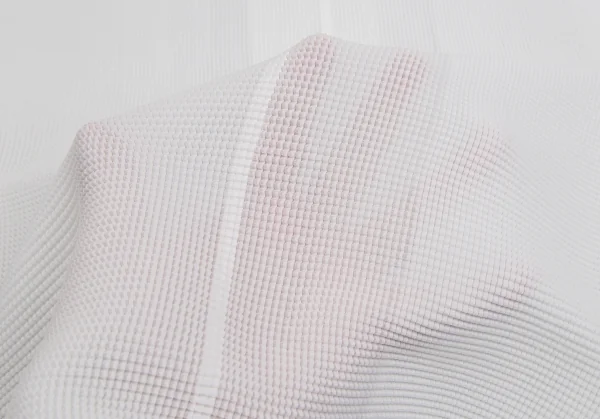 イッセイミヤケ ミーISSEY MIYAKE me ストレッチプリーツボタンレスカーディガン 白F K-112115_012