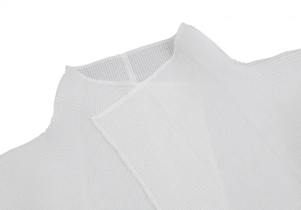 イッセイミヤケ ミーISSEY MIYAKE me ストレッチプリーツボタンレスカーディガン 白F K-112115_005
