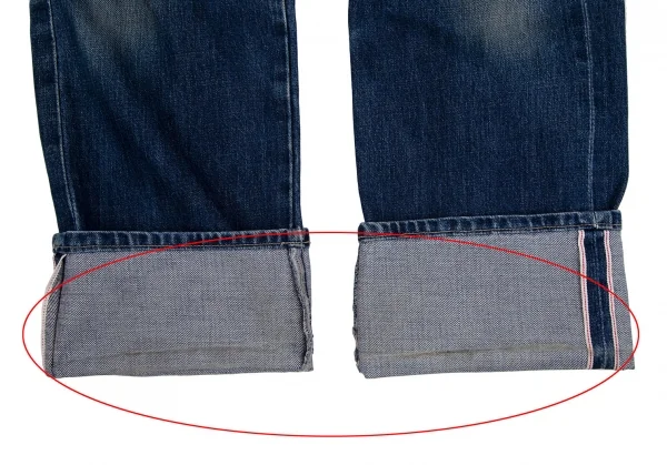 ゴルチエジーンズGAULTIER JEAN'S セルビッチデニムパンツ インディゴ40 K-112145_011