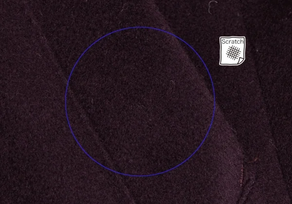 ジャンポールゴルチエ クラシックJean Paul GAULTIER CLASSIQUE ウールナイロンバックスリットボタン留めフレアロングコート ボルドー40 K-112148_005