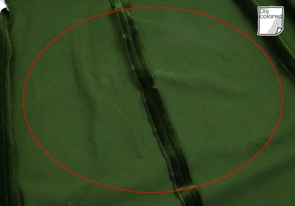 ジャンポールゴルチエ ファムJean Paul GAULTIER FEMME ベロアノーカラーロングカーディガン モスグリーン40 K-112156_011