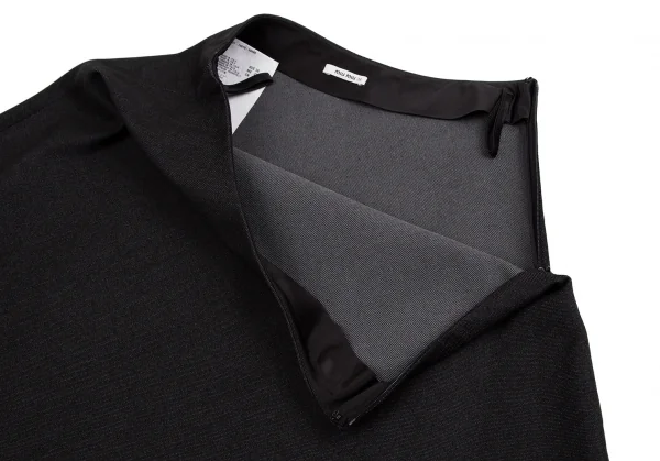 ミュウミュウmiumiu コットンポリストレッチデニムスカート 黒36 K-112185_004