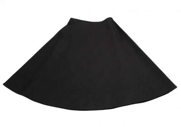 ミュウミュウmiumiu コットンポリストレッチデニムスカート 黒36 K-112185_005