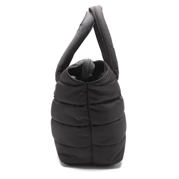 マリメッコmarimekko MILLA 中綿キルティングトートバッグ 黒 K-112194_004