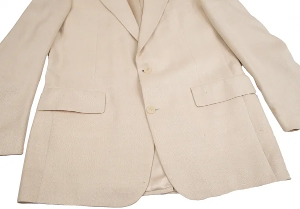 ブルックスブラザーズBrooks Brothers ピュアシルク2Bジャケット 生成りL位 K-112195_009