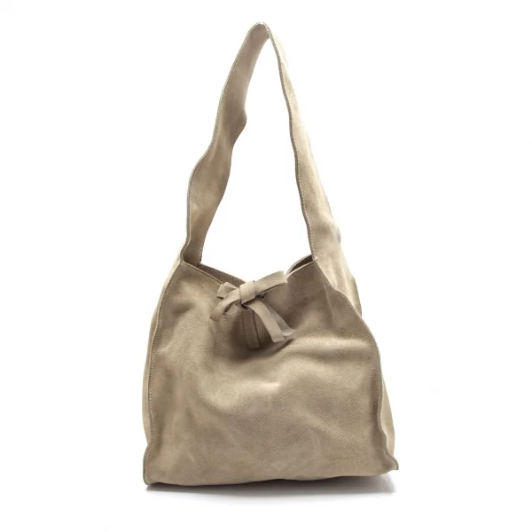 ミュウミュウMIU MIU スウェードショルダーバッグ ベージュ K-112209_002