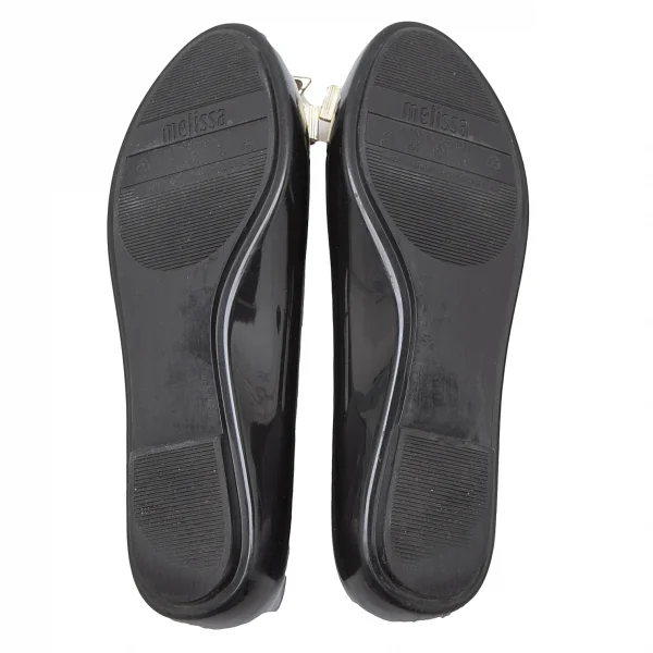 ヴィヴィアンウエストウッド アングロマニア×メリッサVivienne Westwood ANGLOMANIA×melissa メタルハートラバーパンプス 黒24 K-112215_015