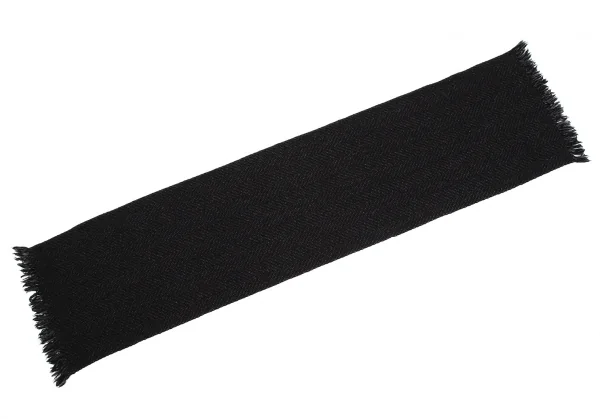 ジュンヤワタナベマン コムデギャルソンJUNYA WATANABE MAN COMME des GARCONS ウールカシミヤヘリンボーンマフラー 黒グレー K-112252_002