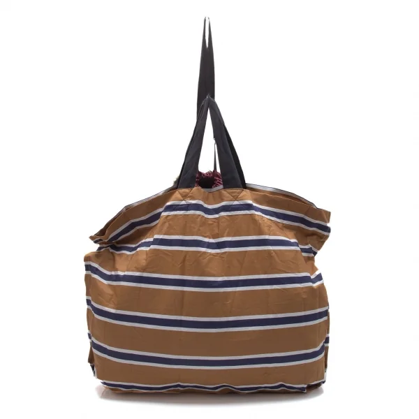 サカイsacai zantan 異素材切替ショルダーポーチエコバッグ 青他 K-112253_011