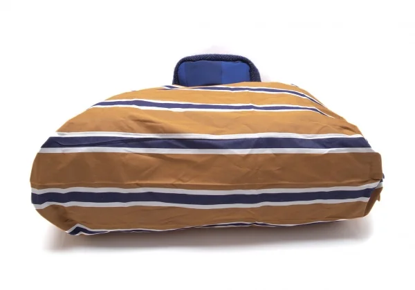 サカイsacai zantan 異素材切替ショルダーポーチエコバッグ 青他 K-112253_013