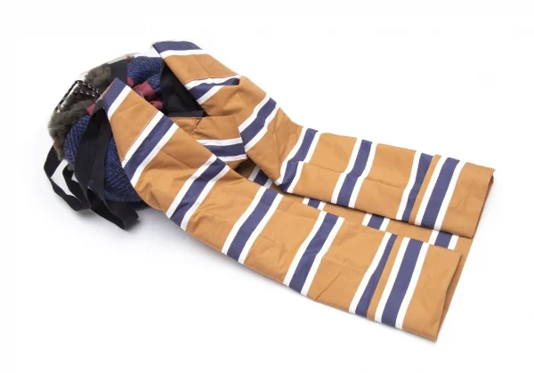 サカイsacai zantan 異素材切替ショルダーポーチエコバッグ 青他 K-112253_006