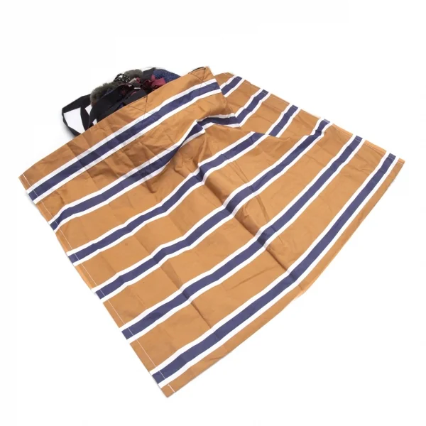 サカイsacai zantan 異素材切替ショルダーポーチエコバッグ 青他 K-112253_007