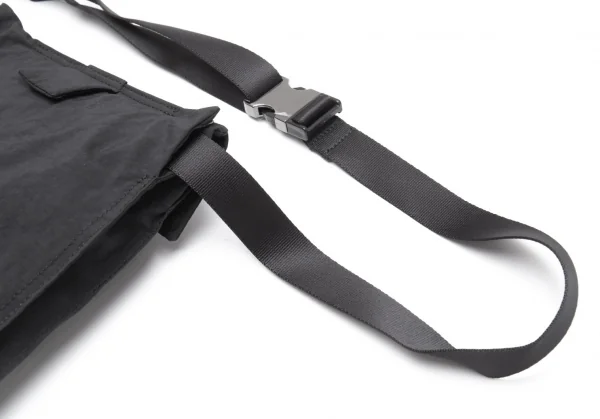 フミトガンリュウFUMITO GANRYU リップストップミリタリーポケット2WAYショルダーポーチ 黒 K-112254_003