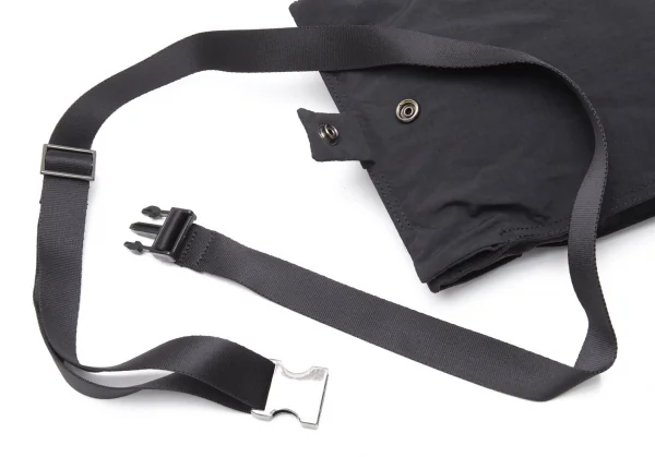 フミトガンリュウFUMITO GANRYU リップストップミリタリーポケット2WAYショルダーポーチ 黒 K-112254_005