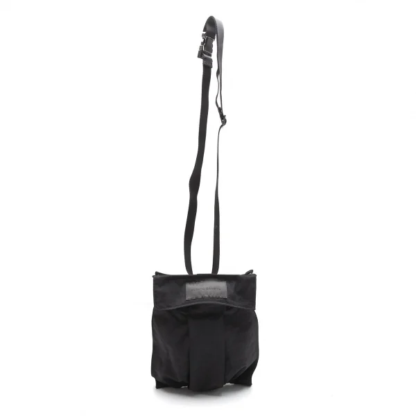 フミトガンリュウFUMITO GANRYU リップストップミリタリーポケット2WAYショルダーポーチ 黒 K-112254_006