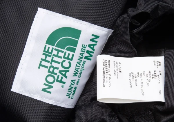 ジュンヤワタナベマン コムデギャルソン×ノースフェイス JUNYA WATANABE MAN COMME des GARCONS×THE NORTH FACE ロゴプリントデイバッグ バックパック 黒 K-112256_017