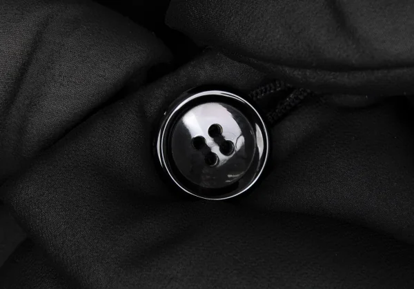 コムデギャルソンCOMME des GARCONS ギャザーデザイン中綿ジャケット 黒XS K-112276_005