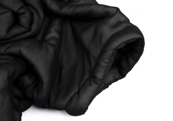 コムデギャルソンCOMME des GARCONS ギャザーデザイン中綿ジャケット 黒XS K-112276_006