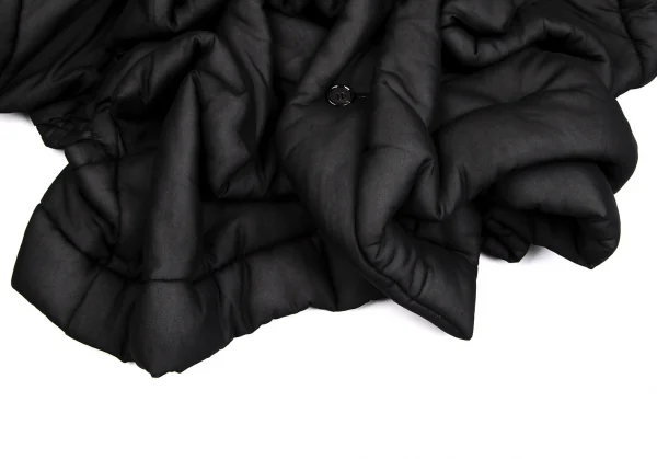 コムデギャルソンCOMME des GARCONS ギャザーデザイン中綿ジャケット 黒XS K-112276_007