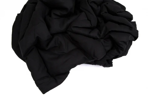 コムデギャルソンCOMME des GARCONS ギャザーデザイン中綿キュロットパンツ 黒XS K-112277_005