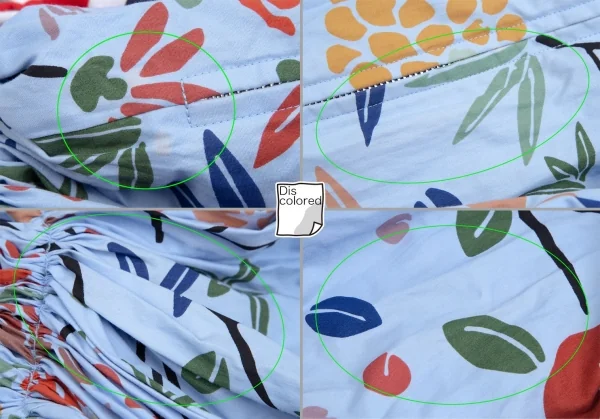 コムデギャルソンCOMME des GARCONS ユニオンジャック花柄再構築ギャザースカート 水色他SS K-112280_007